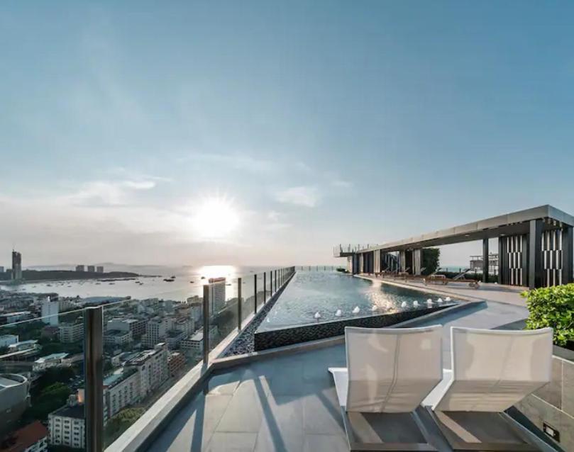 The Base Central Pattaya 2Bed King&Queen Sky Seaview & Infinity Pool Exterior foto